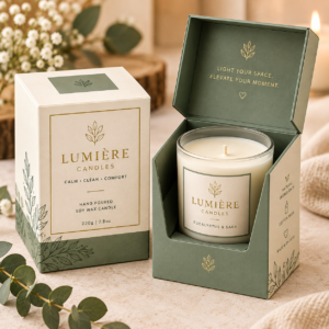 Premium Candle Packaging Boxes
